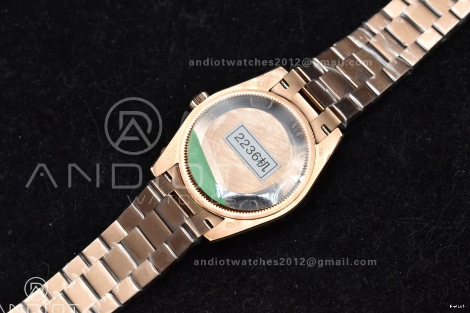 Full MOP 31 RG Sporty Sytle Diamond 551 Dial Case GSF Bracelet President On DateJust 278275 Ladies 316L Steel and 0704